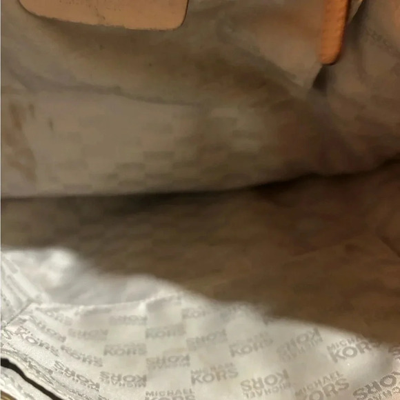 Michael kors metallic blue leather shoulder handbag - Picture 8 of 10